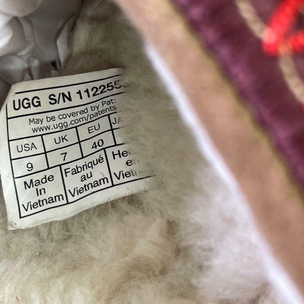 UGG Tazz II 1122553 Slippers Chestnut Suede Platform Slip On Women's Size 9 US - Picture 8 of 14